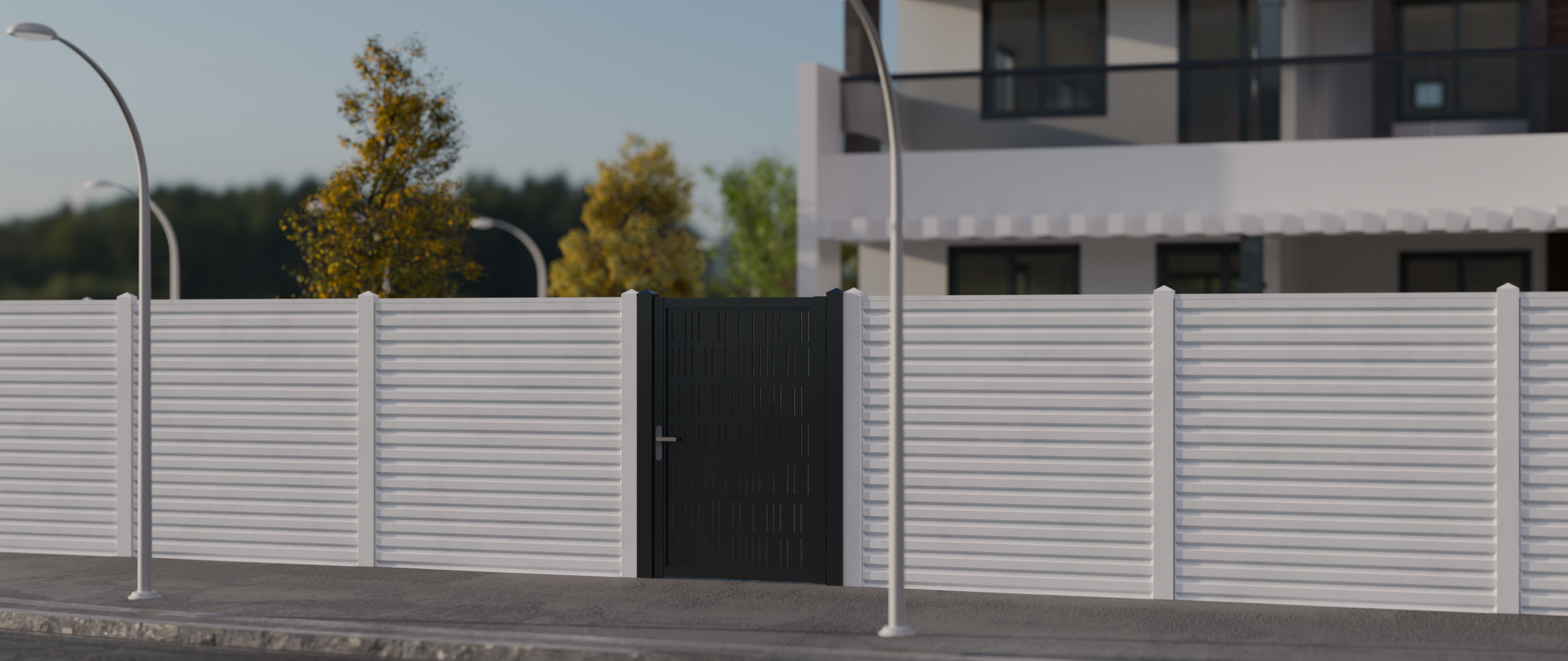 Poartă pietonală din Bond TG-Matrix